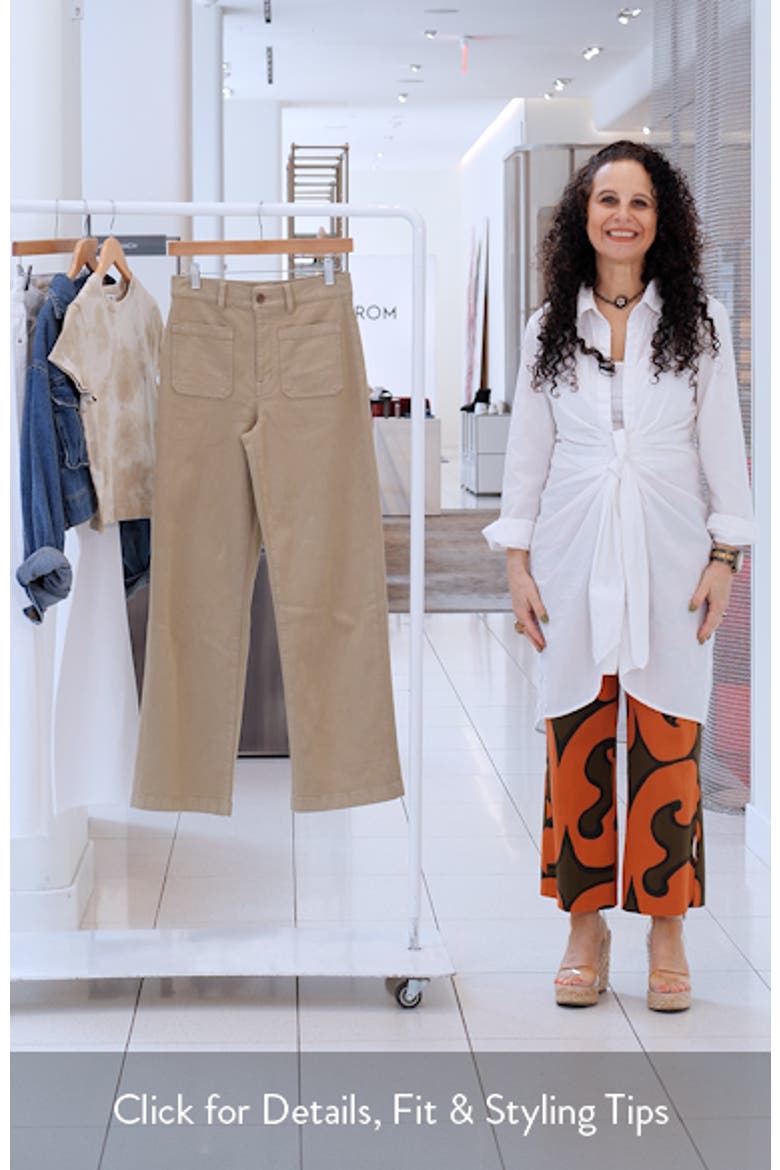 The Emmett Patch Pocket Wide Leg Pants video