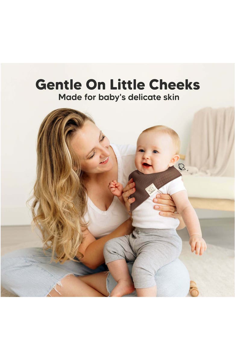 KeaBabies 8-Pack Quin Bandana Bibs, Alternate, color, Driftwood