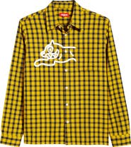 ICECREAM Mean Gene Long Sleeve Button-Up Shirt
