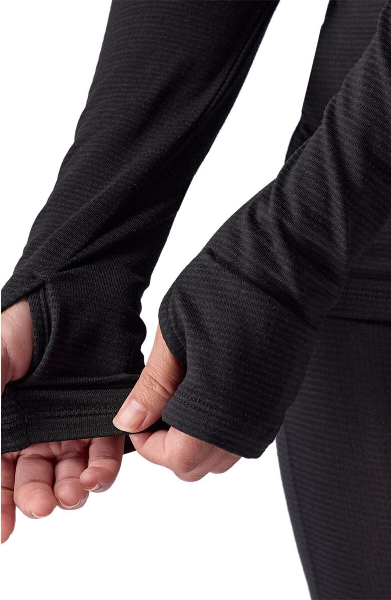 Backcountry Pines Micrrid Ultra-Lt Baselayer Balaclava Top - Women's, Alternate, color, Black