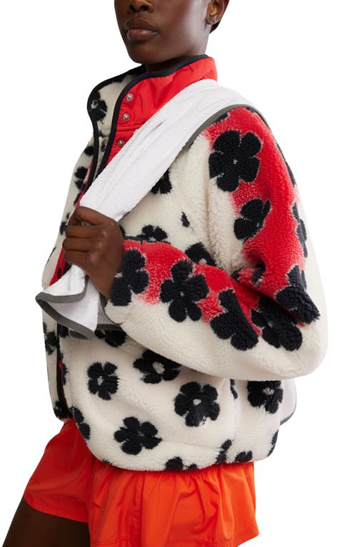 Free People Fp Movement Rocky Ridge Fleece Jacket In Multi
