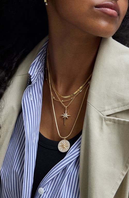 Baublebar Lyra Celestial Layered Necklace In Gold