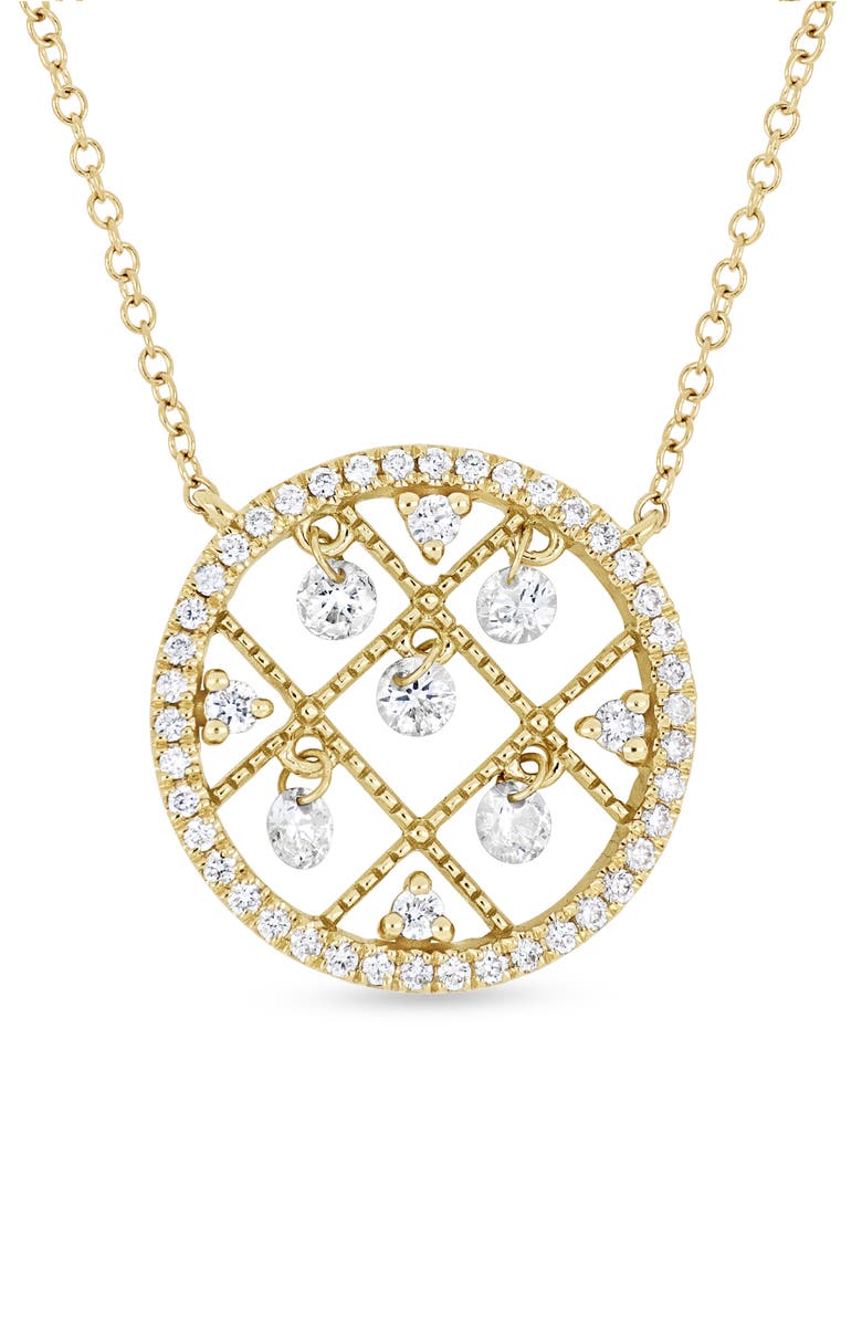 Bony Levy Audrey Diamond Pendant Necklace, Alternate, color, 18K Yellow Gold