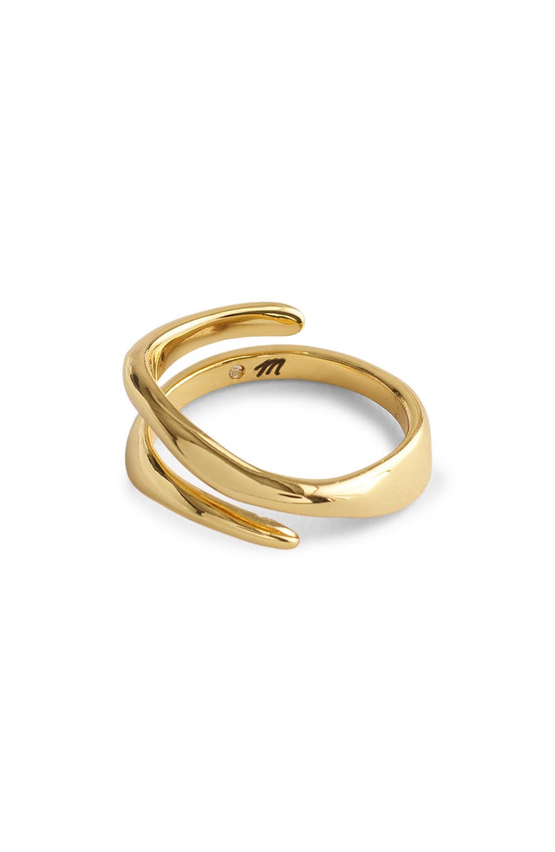 Madewell Organic Illusion Ring, Main, color, Antique Gold