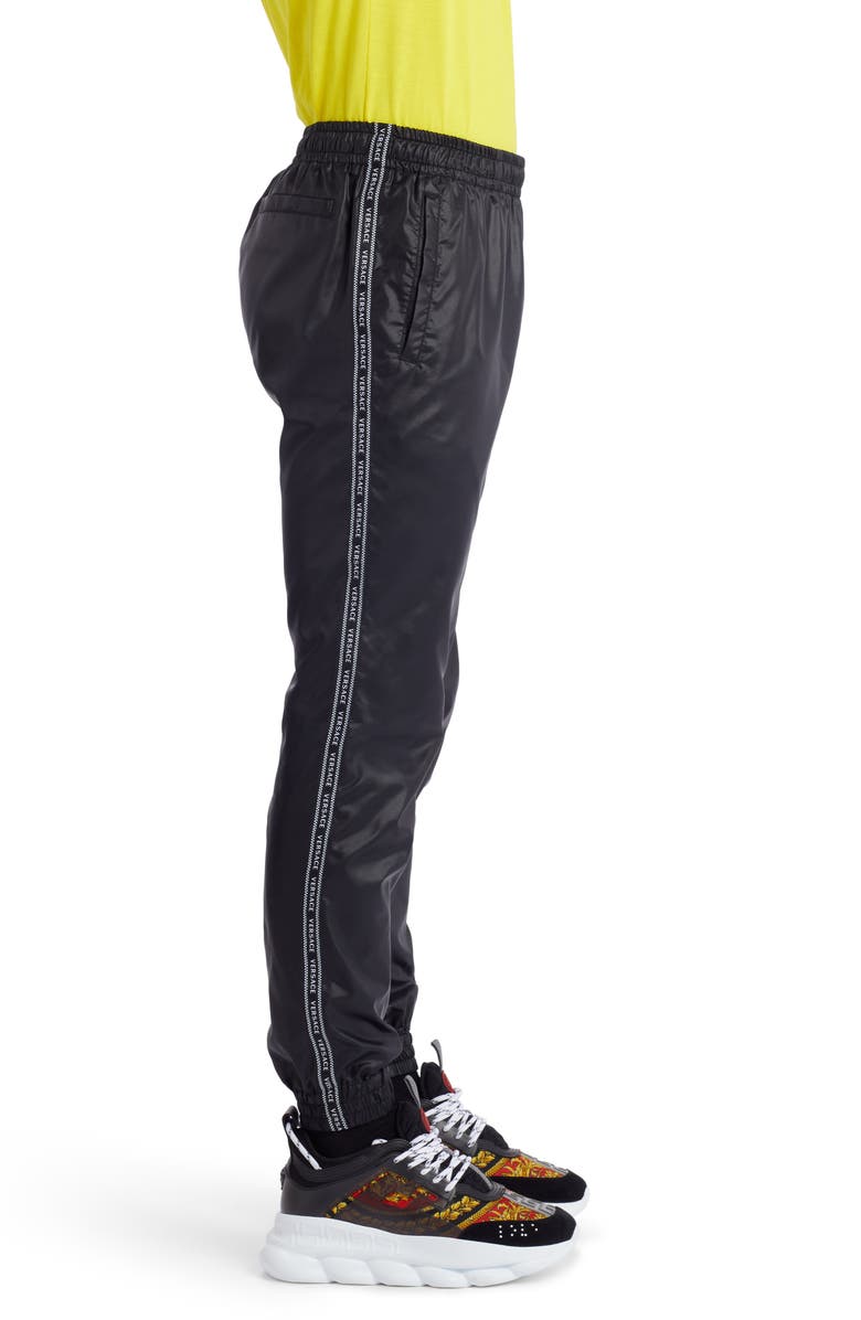 Versace Nylon Track Pants, Alternate, color, 