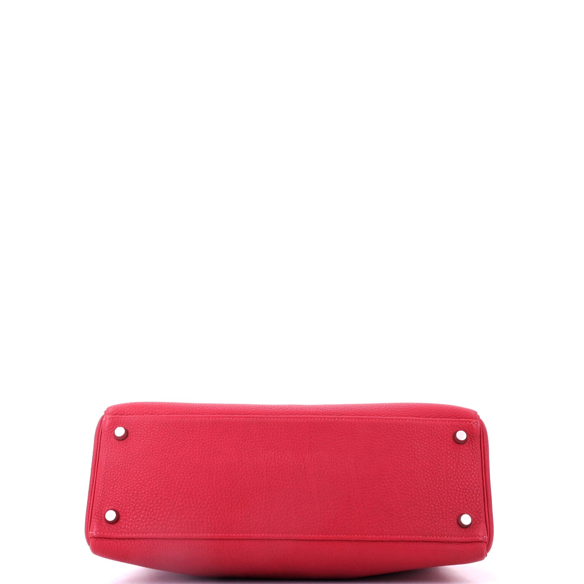 Kelly Handbag Red Togo with Palladium Hardware 32, Alternate, color, Red