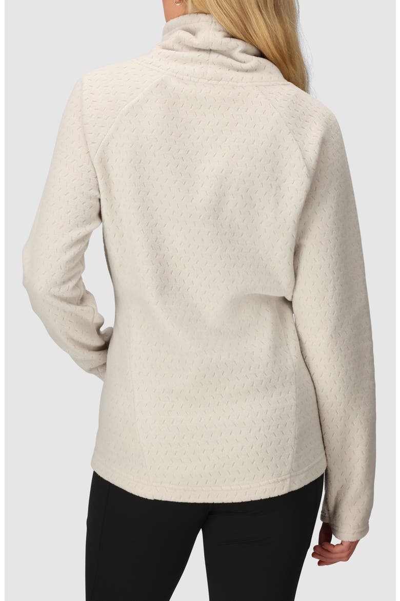 Trail Mix XT Fleece Cowl Neck Top, Alternate, color, OYSTER