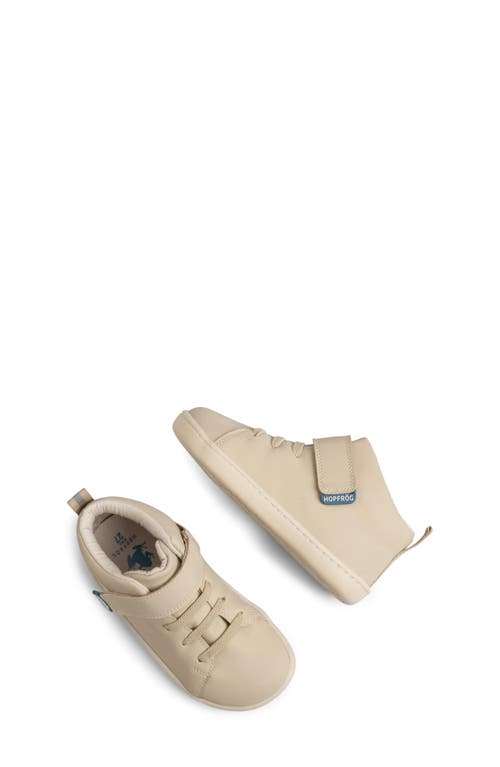 Hopfrög Kids Kids' Smart Walker High Top Sneaker In Super Matt Beige