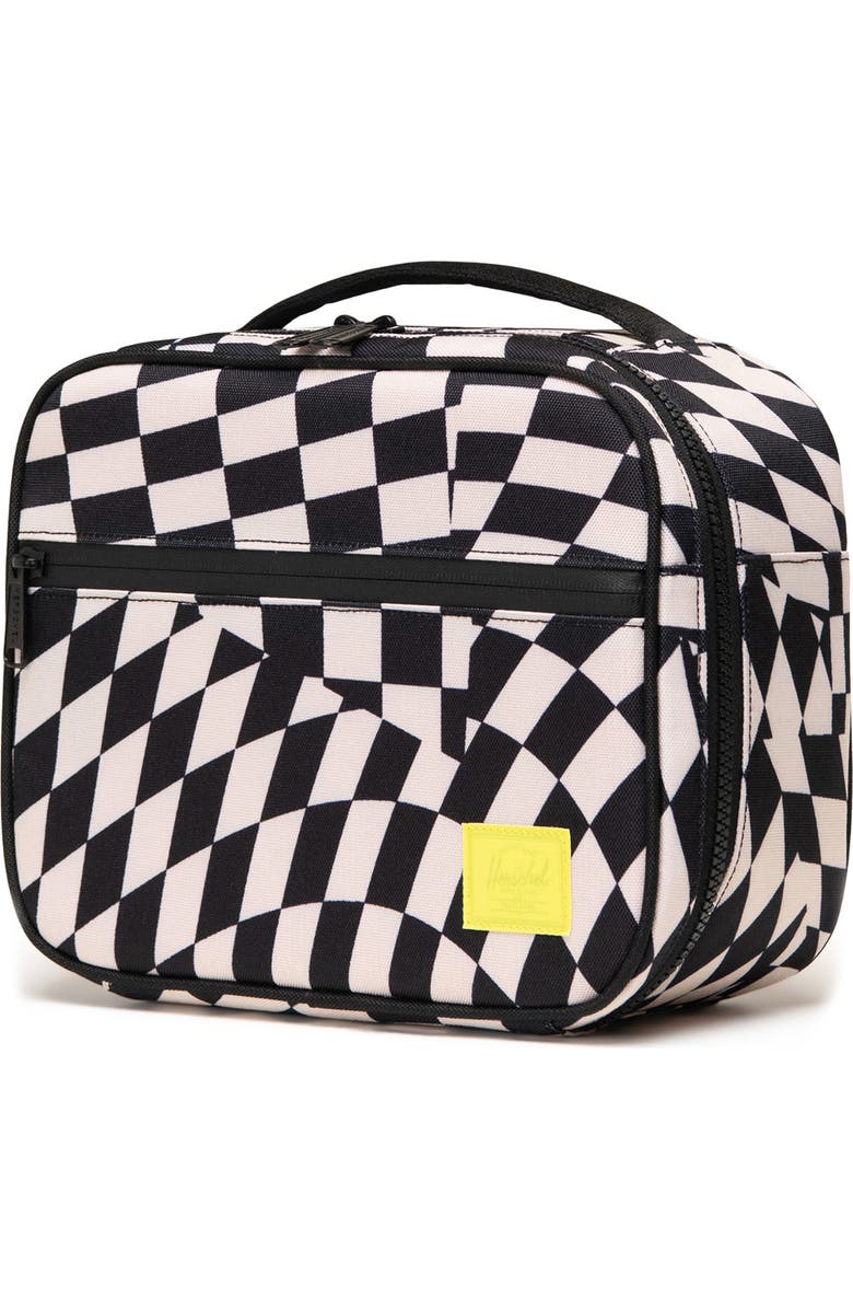 Herschel Supply Co. Kids' Pop Quiz Lunch Bag, Alternate, color, Warp Check