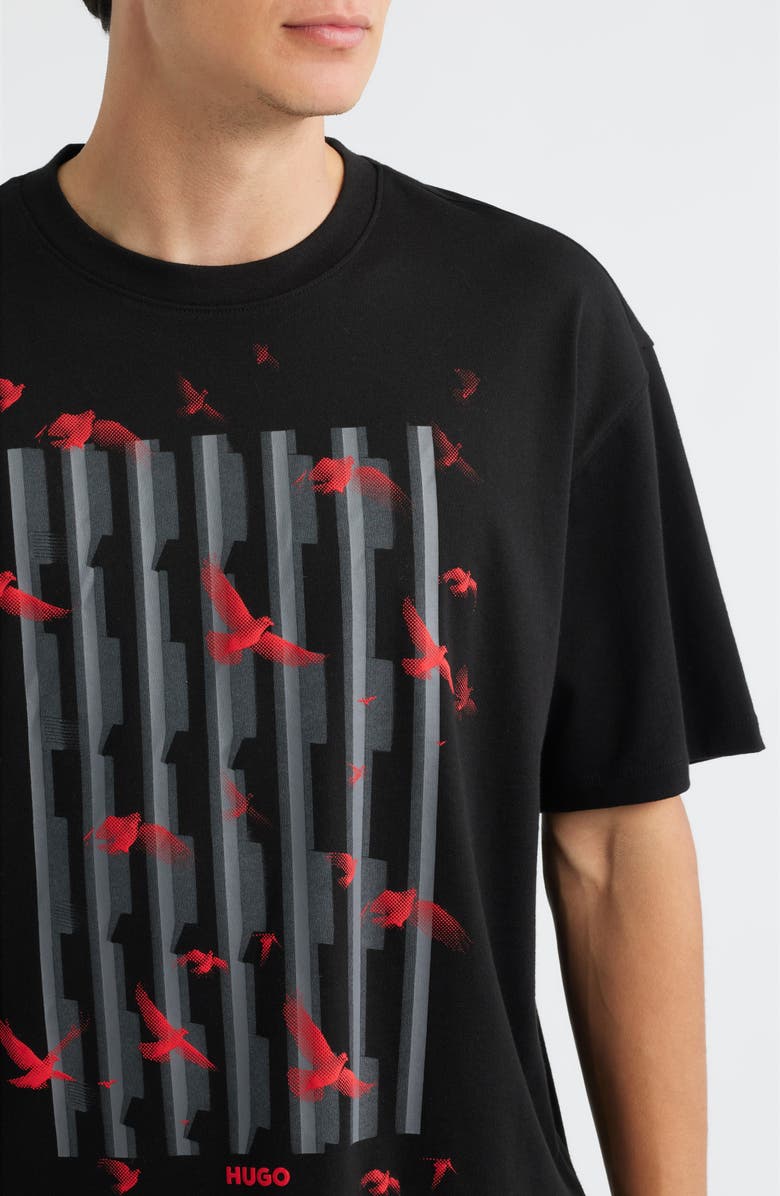 HUGO Digraph Graphic T-Shirt, Alternate, color, 