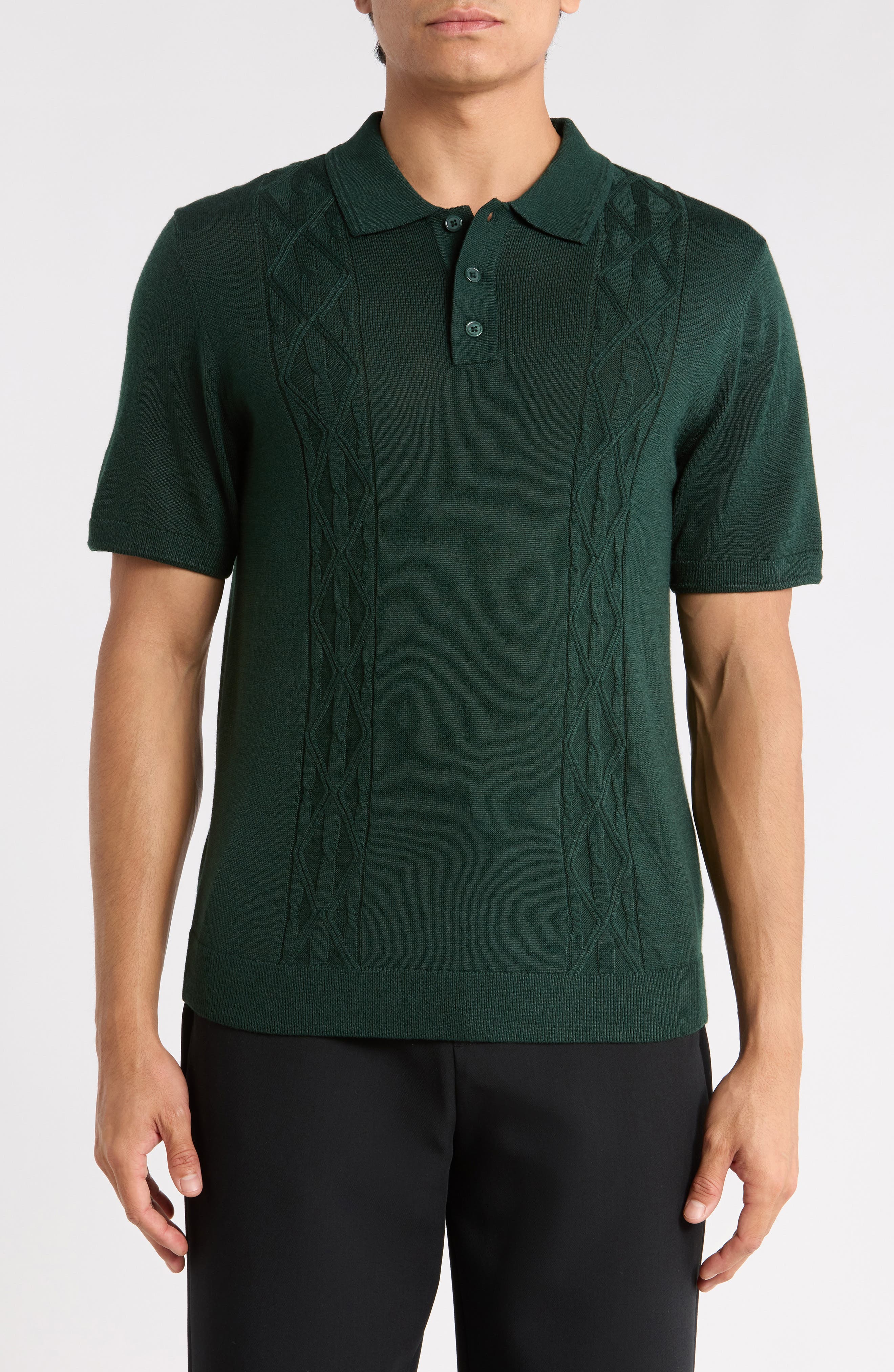 Wool Blend Polo