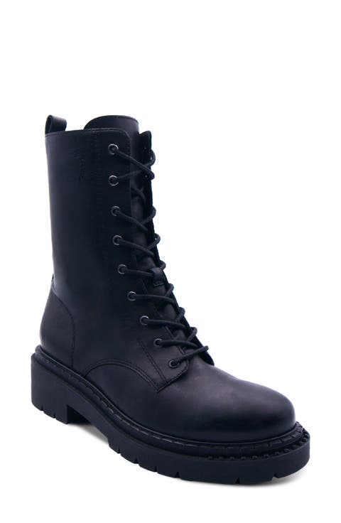 Dover Leather Combat Boot