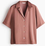 H&M Satin Resort Shirt