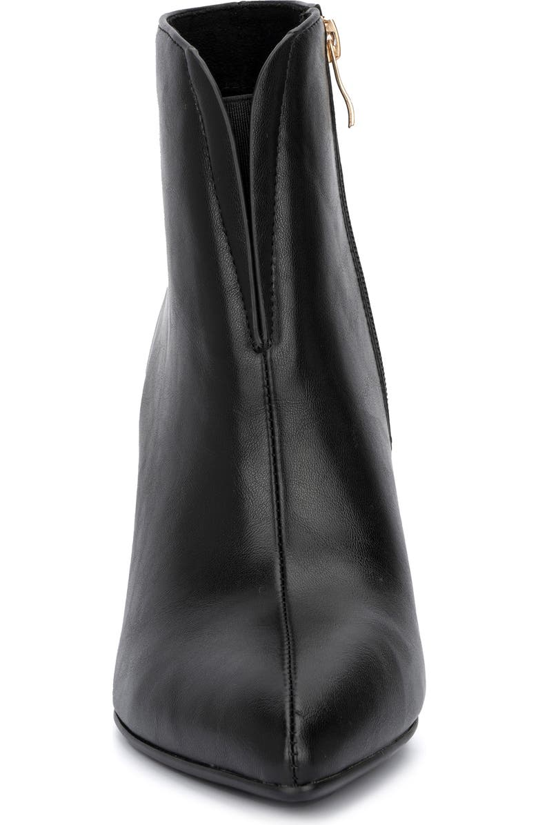 TORGEIS Lailah Snake Embossed Block Heel Bootie (Women) | Nordstromrack