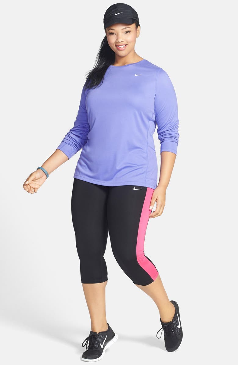 Nike 'Essential' Dri-FIT Capris, Alternate, color,