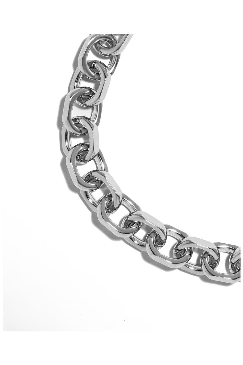City Link Necklace, Alternate, color, SILVER