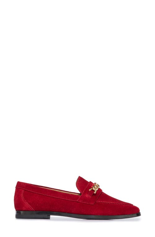 Bernardo Footwear Zephyr Chain Loafer In Red