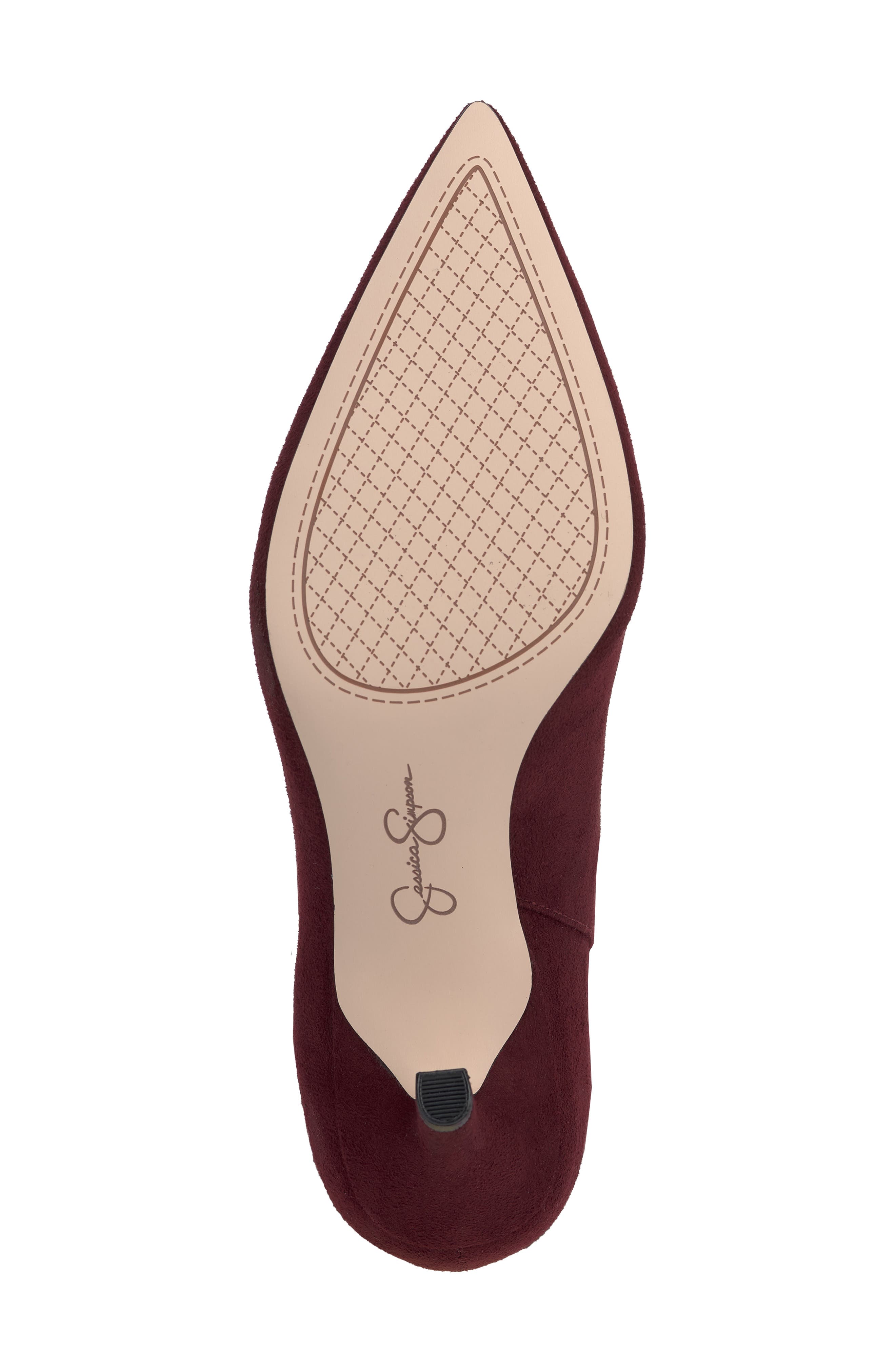 Jessica Simpson Naevy Pointed Toe Knee High Boot, Alternate, color, Dark Cherry