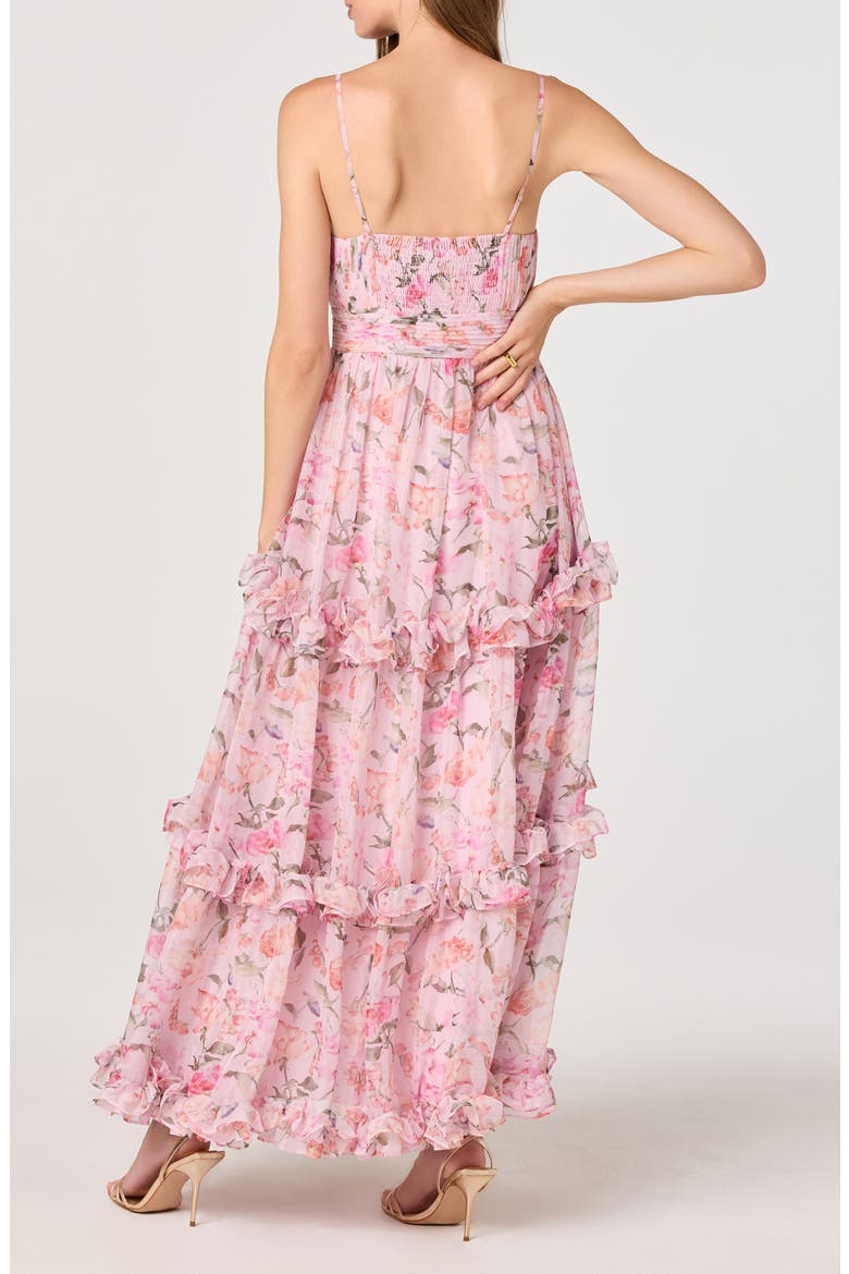 plisse ruffle trim maxi dress C230251 Multi Occasion Midi Dress Ruffle Trim Sleeveless Plisse A-line Ankle Long Belted Dresses Women