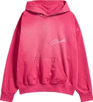 PURPLE BRAND Ombré Cotton Graphic Hoodie