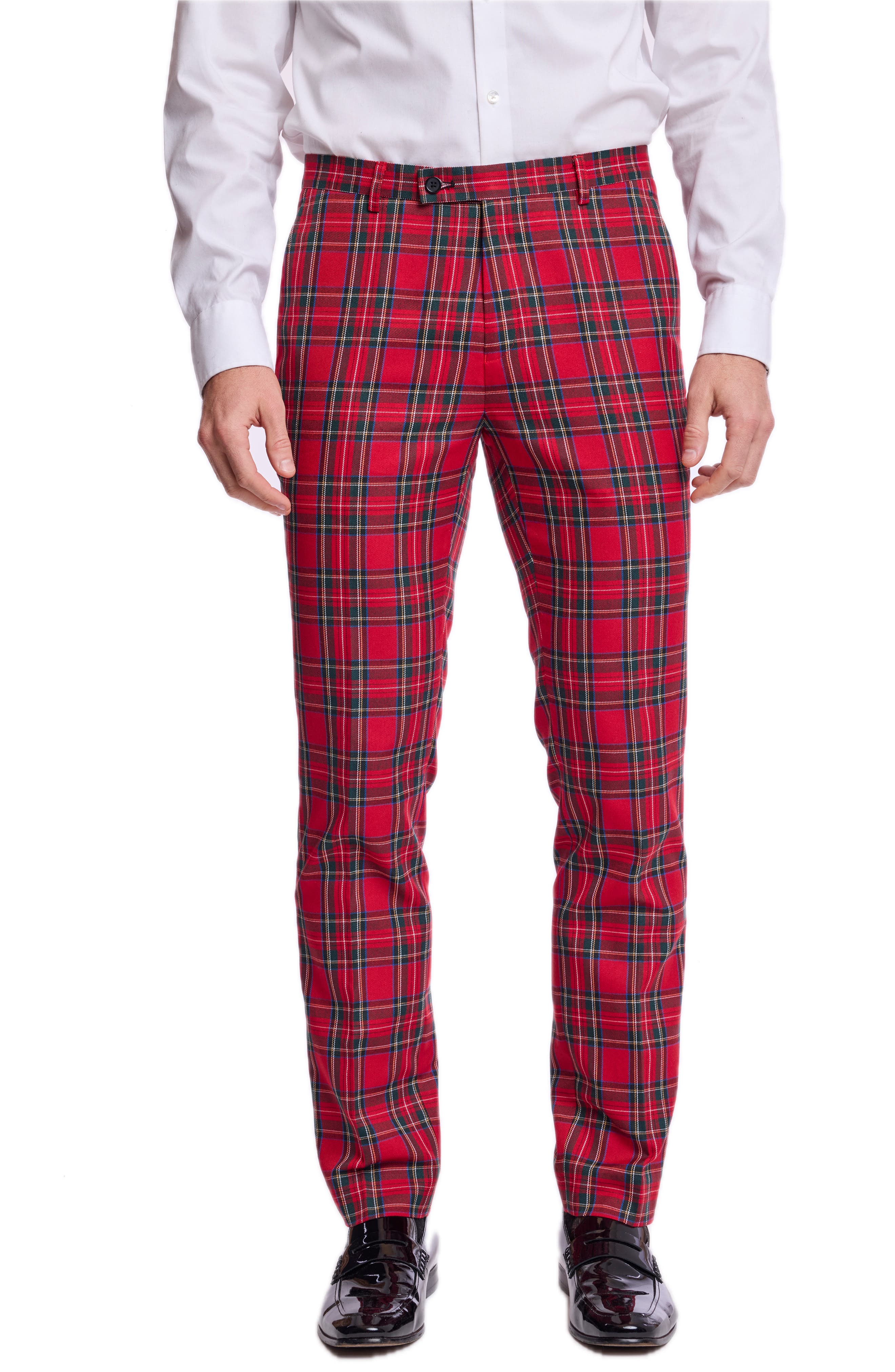 Sloane Tartan Slim Fit Trousers