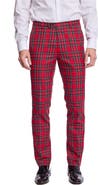 PAISLEY & GRAY Sloane Tartan Slim Fit Trousers
