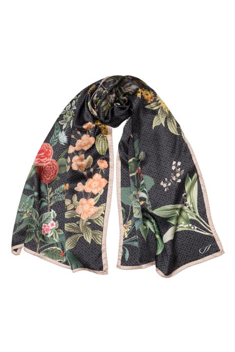 Sara - Long Satin Silk Scarf for Women