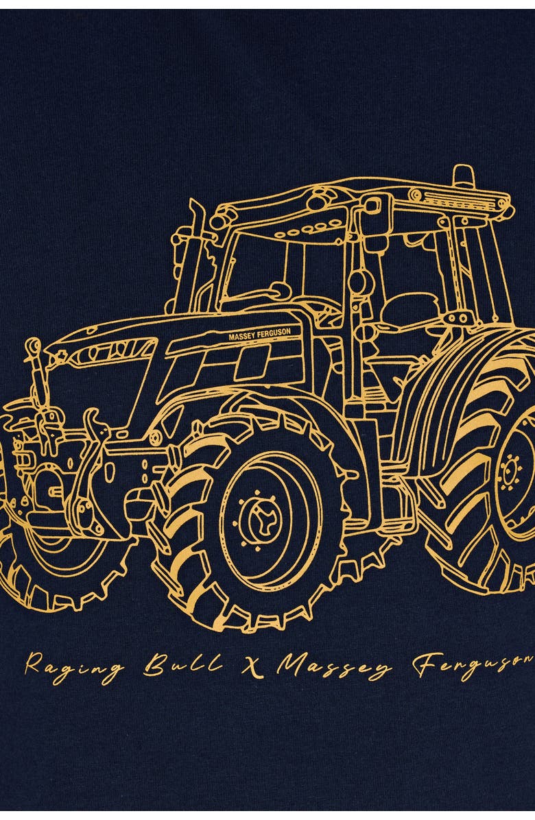 Raging Bull MF Tractor T-Shirt, Alternate, color, Navy