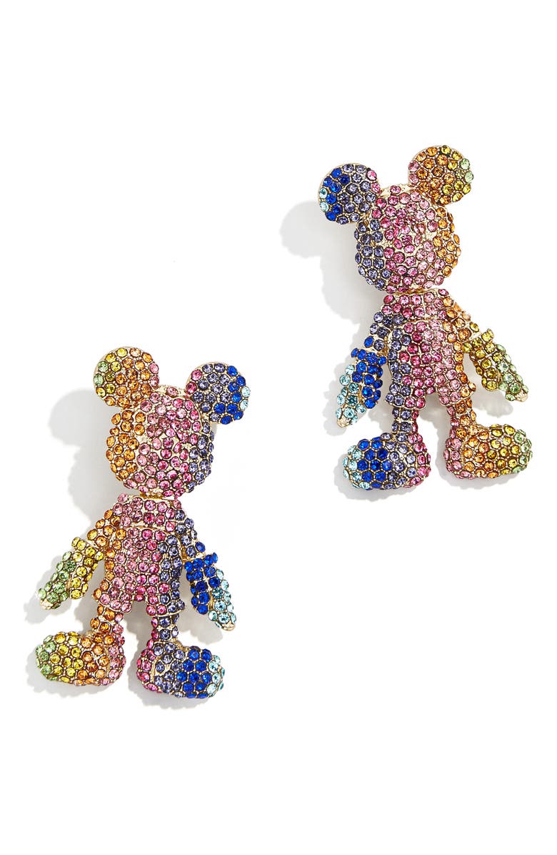 BaubleBar Disney<sup>®</sup> Mickey Mouse 3D Drop Earrings, Main, color, 