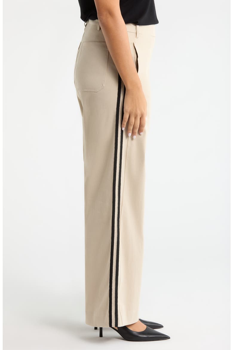 Brinne Side Stripe Pull-On Pants, Alternate, color, CRISP KHAKI