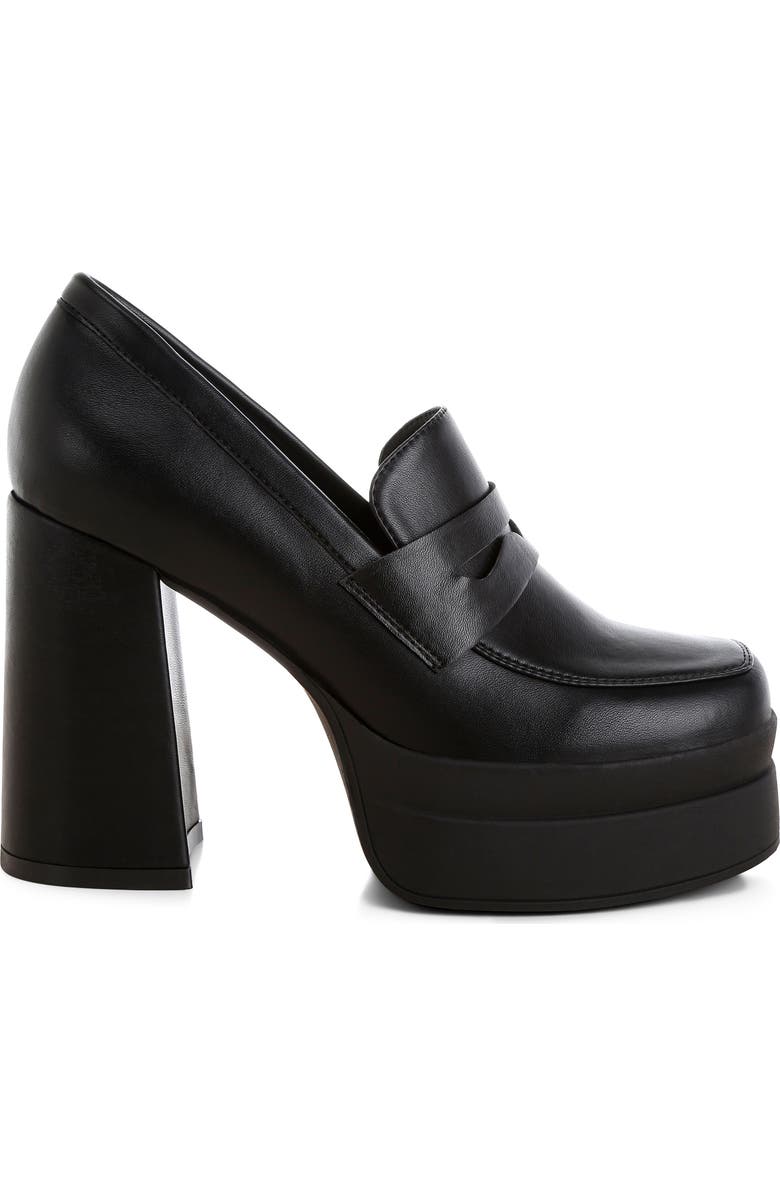 LONDON RAG Edwina Block Heel Platform Pump, Alternate, color, Black