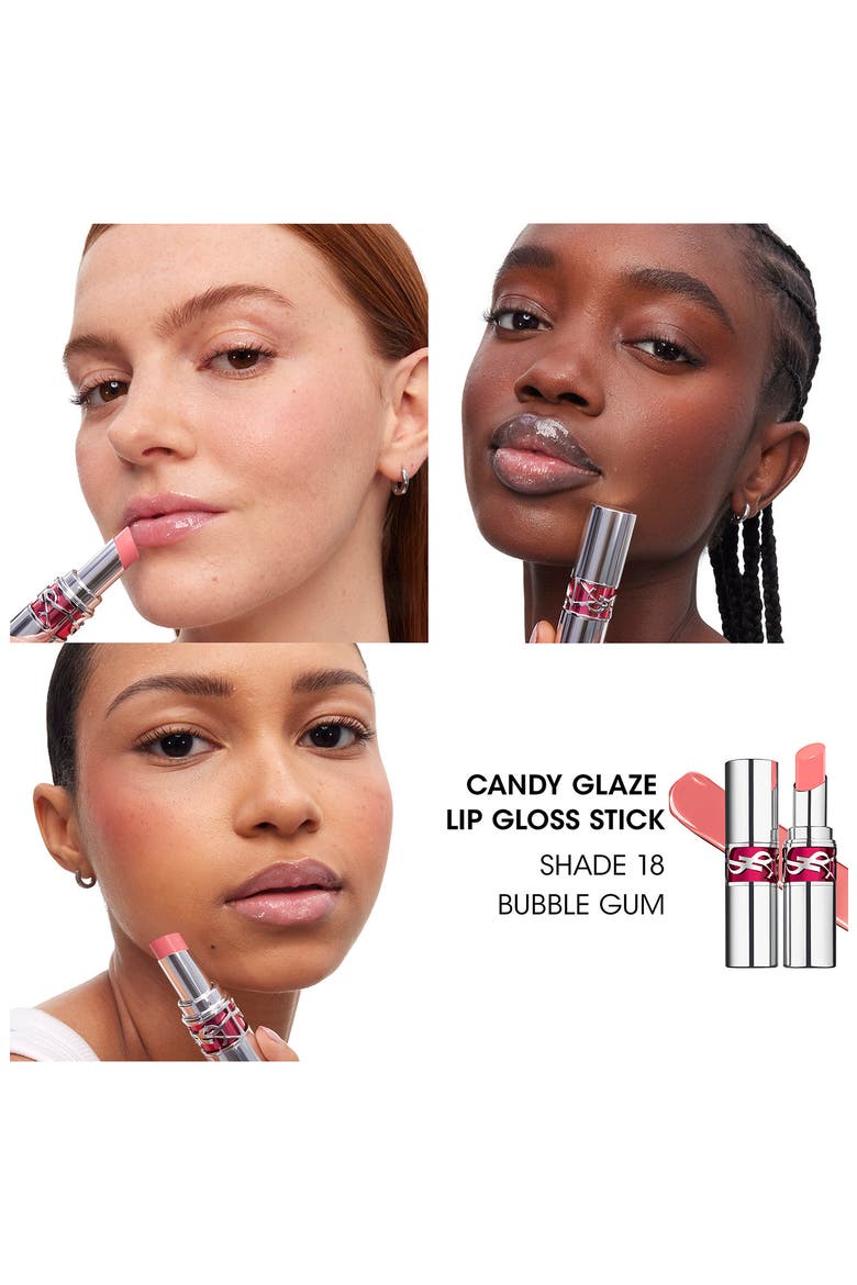 Candy Glaze Lip Gloss Stick, Alternate, color, 18 BUBBLEGUM