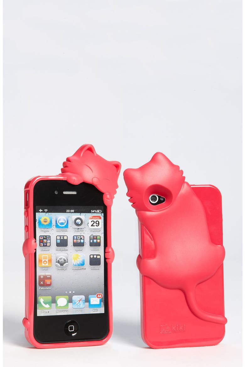 Couture 'Peeking Cat' iPhone 4 & 4S Case, Main, color, PINK