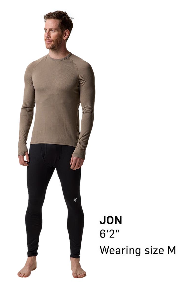 Pines Micrrid Ultra-Lt Baselayer Crew Top - Men's, Alternate, color, Fallen Rock