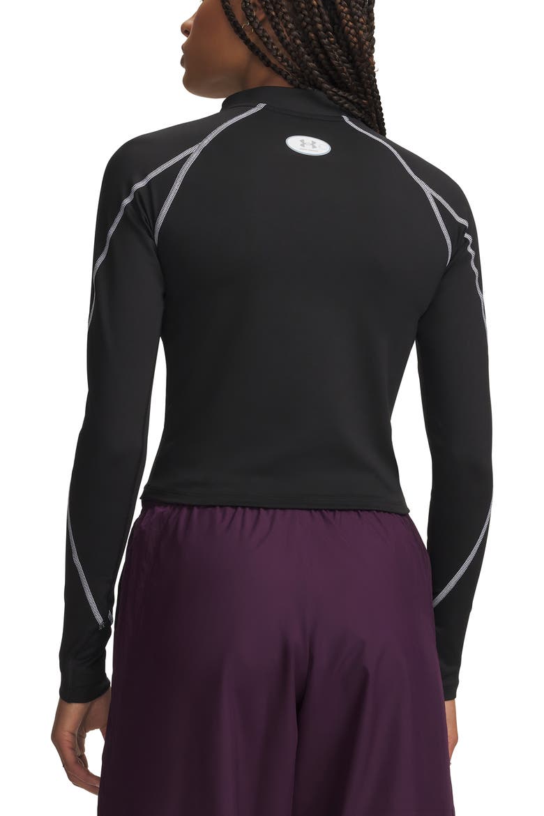 ColdGear Elite Half Zip Performance Pullover, Alternate, color, 008 ULTIMATE BLACK