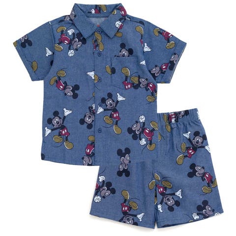 Button-Down T-Shirt & Shorts Set (Baby)