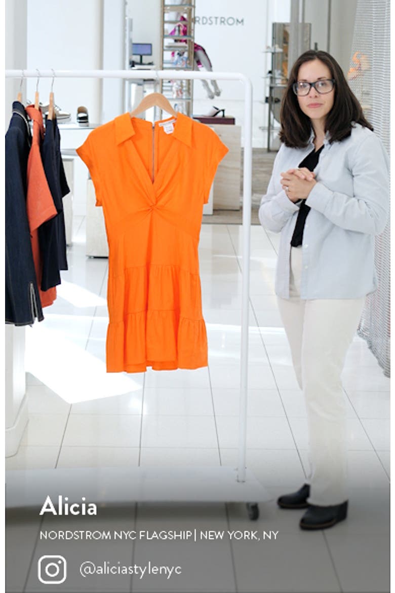 Mila Center Twist Linen Blend Minidress video