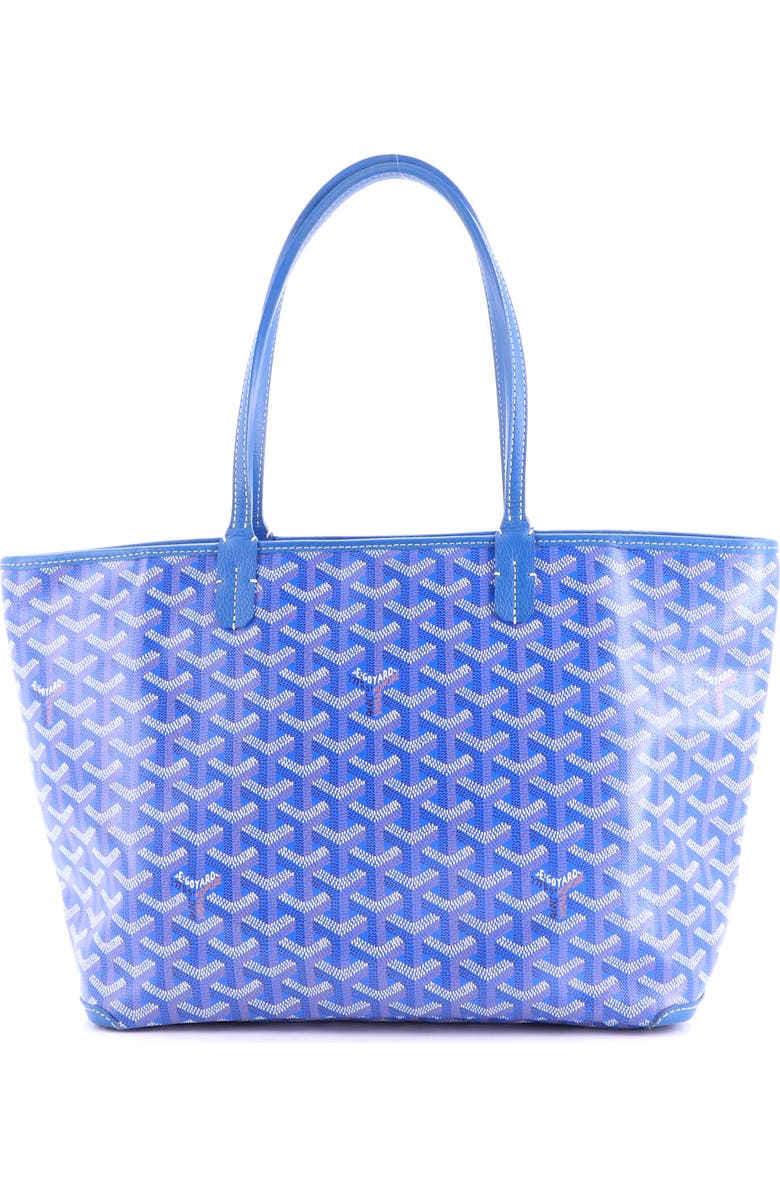 Pre-Owned Goyard Artois Tote Coated Canvas PM, Alternate, color, Blue