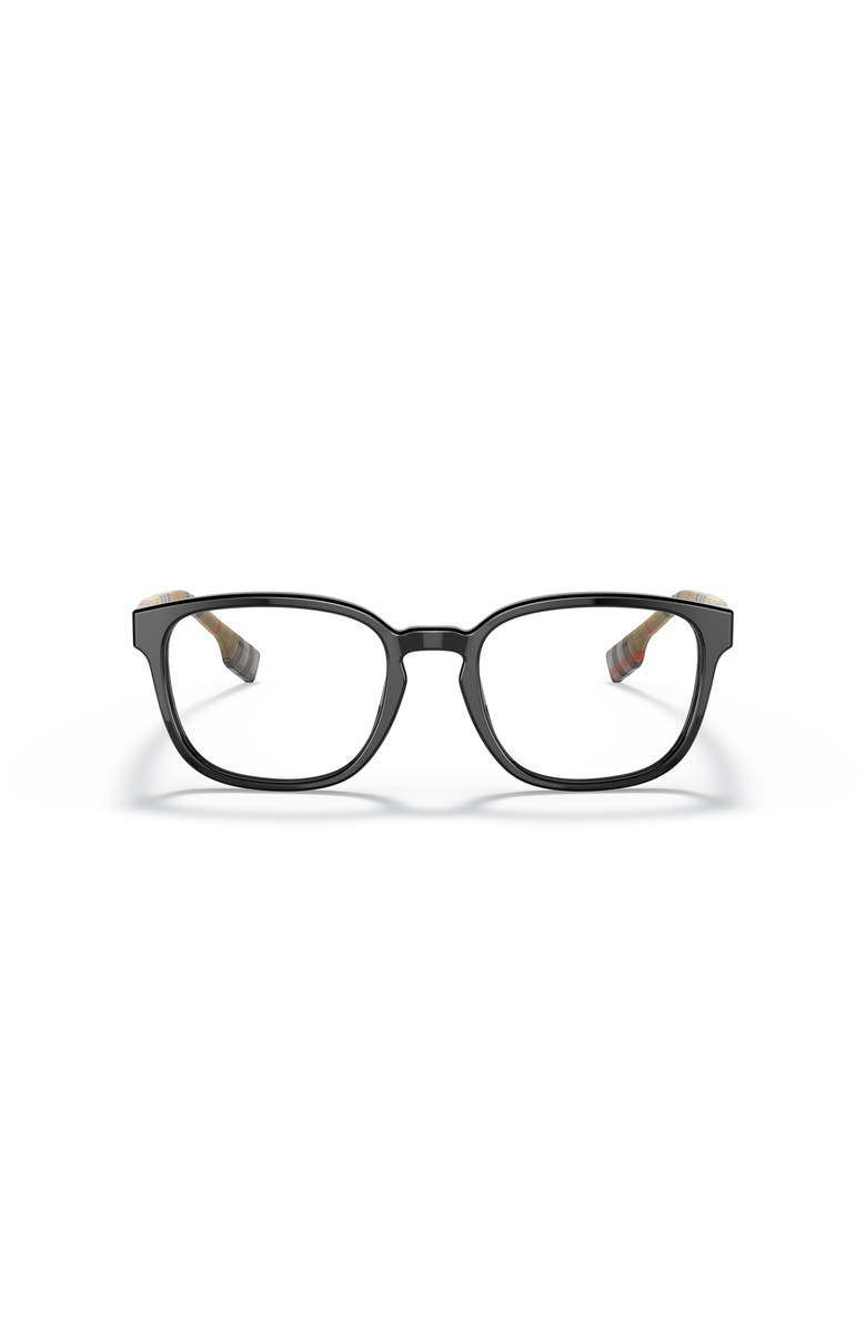 Burberry 53mm Square optical glasses, Alternate, color, Black