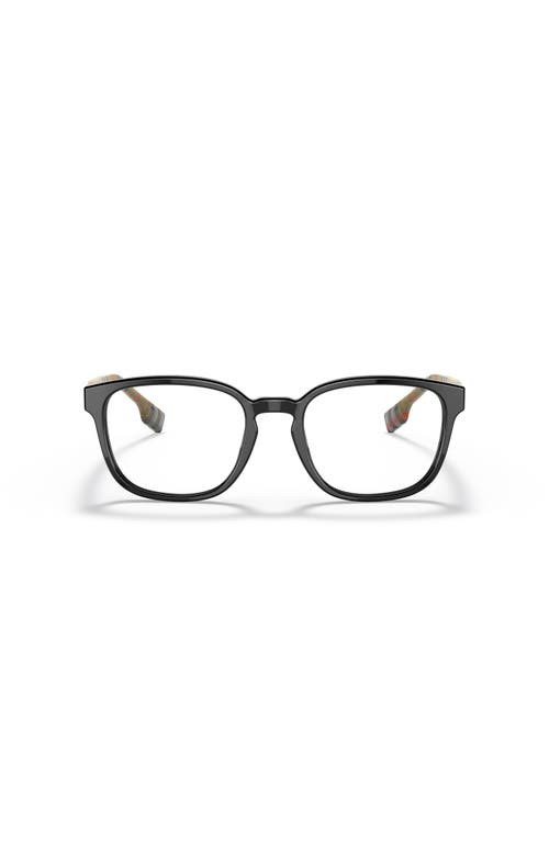 Burberry 53mm Square Optical Glasses In Black