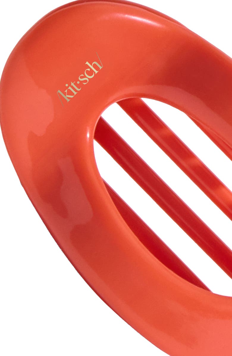 Kitsch Recycled Plastic Hair Clip, Alternate, color, Cherry
