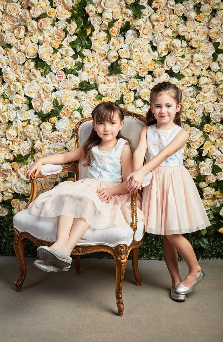 Pippa & Julie Floral Embroidered Tutu Dress, Alternate, color,