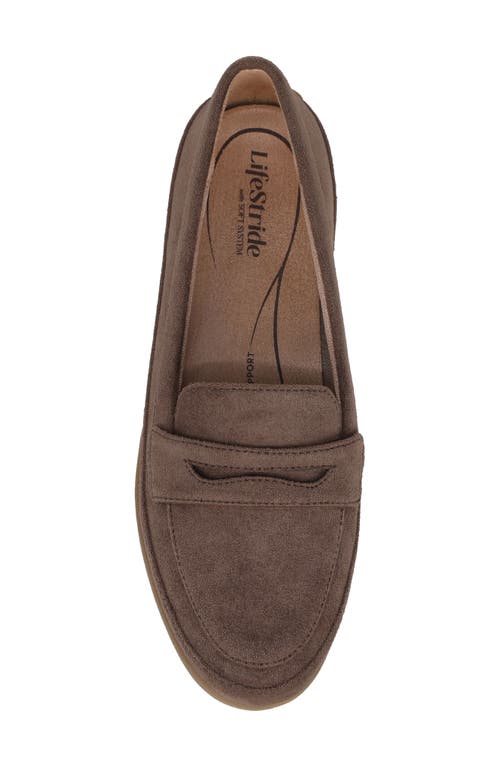 Lifestride Malta Penny Loafer In Brown