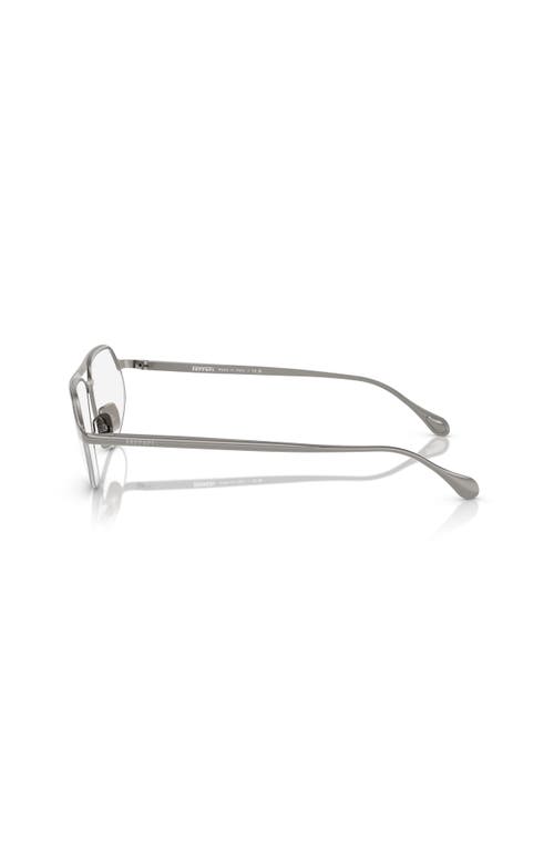 Ferrari 55mm Irregular Optical Glasses In Gray