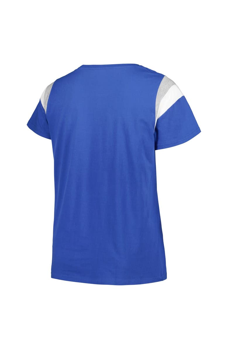 PROFILE Women's Profile Royal Los Angeles Dodgers Plus Size Scoop Neck T-Shirt, Alternate, color, Royal