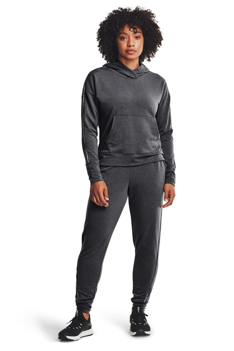 Rival Terry Taped Hoodie, Alternate, color, JET GRAY / MOD GRAY / BLACK