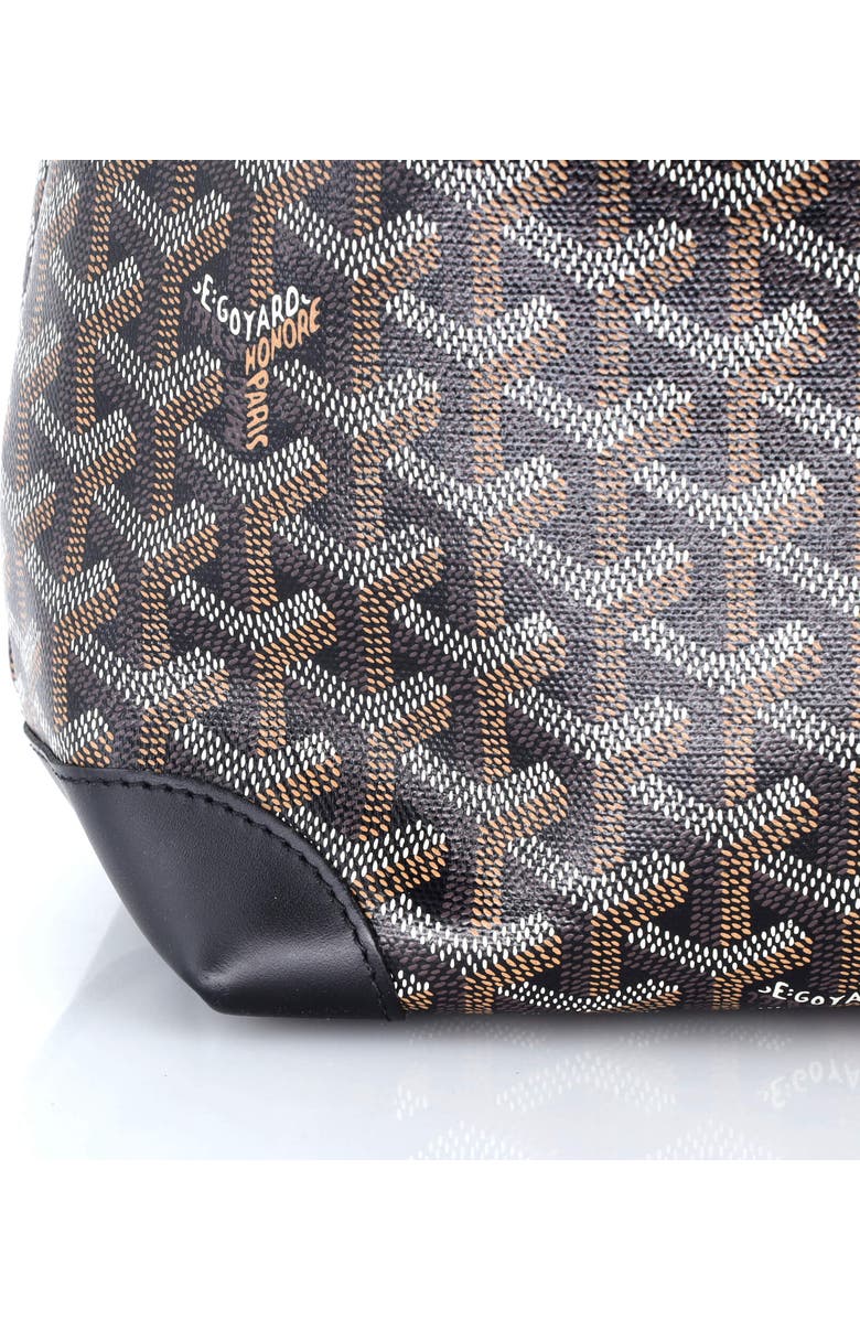 Pre-Owned Goyard Bellechasse Bag Coated Canvas PM, Alternate, color, Black