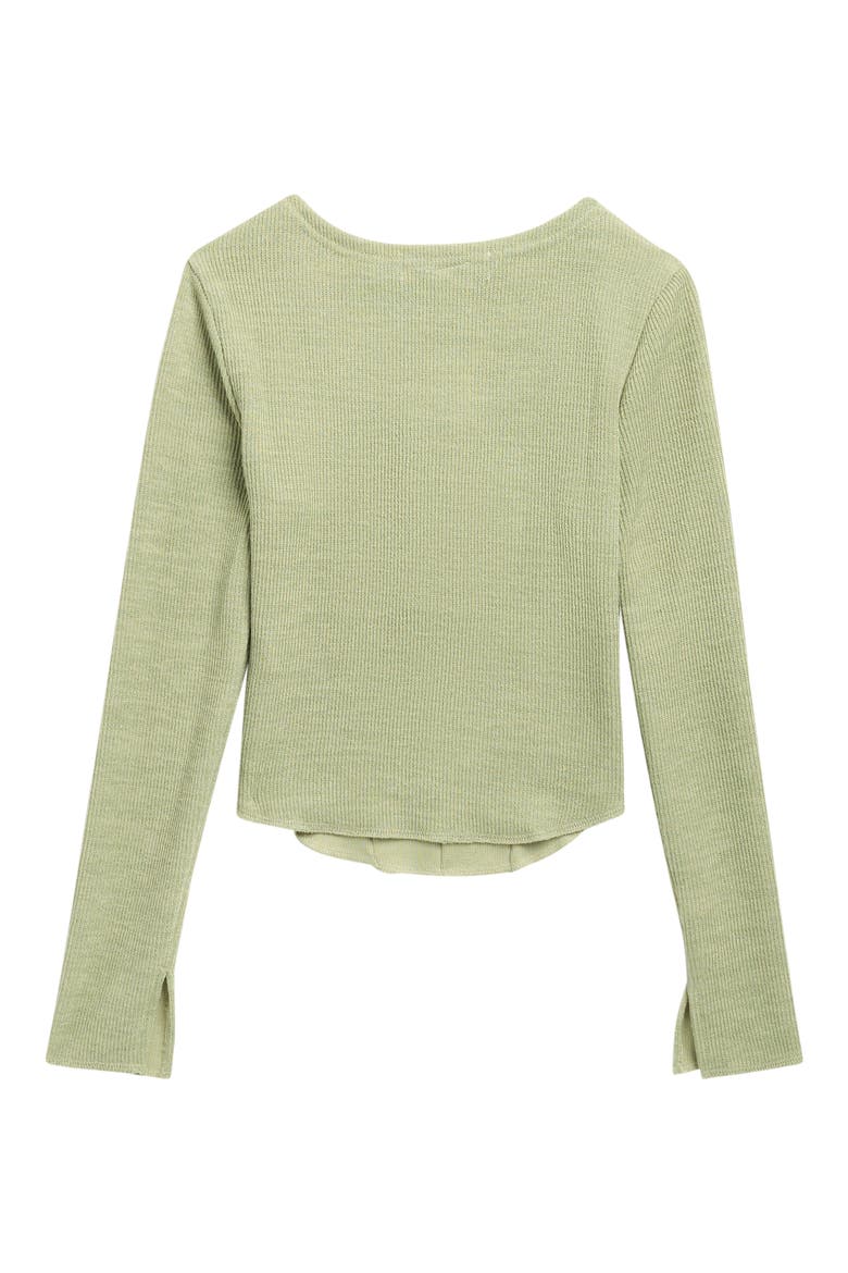 Kids' Knit Henley, Alternate, color, MINT