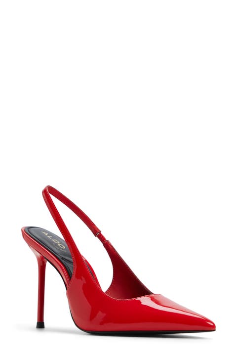 Puckerup Slingback Pointed Toe Pump (Women)