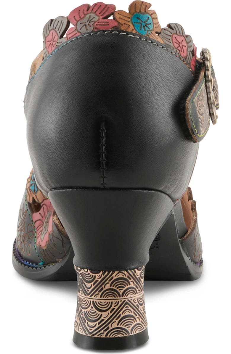 L'Artiste by Spring Step Happydance Ankle Strap Pump, Alternate, color, Black Multi